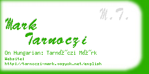 mark tarnoczi business card